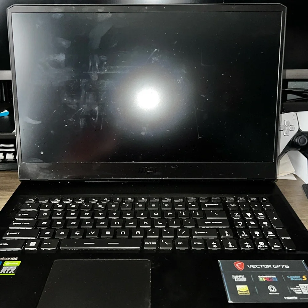 MSI Black Gaming Laptop High-Performance